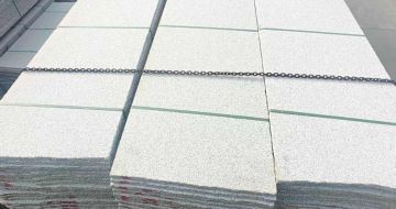 江西芝麻白毛板，石材毛板