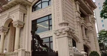 江西黄金麻别墅外墙异形定制