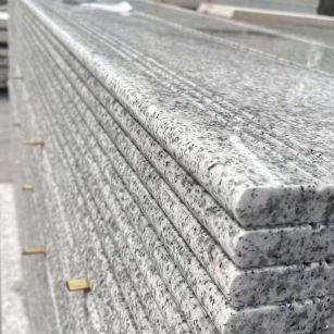 江西芝麻白楼梯踏步 花岗岩楼梯板材