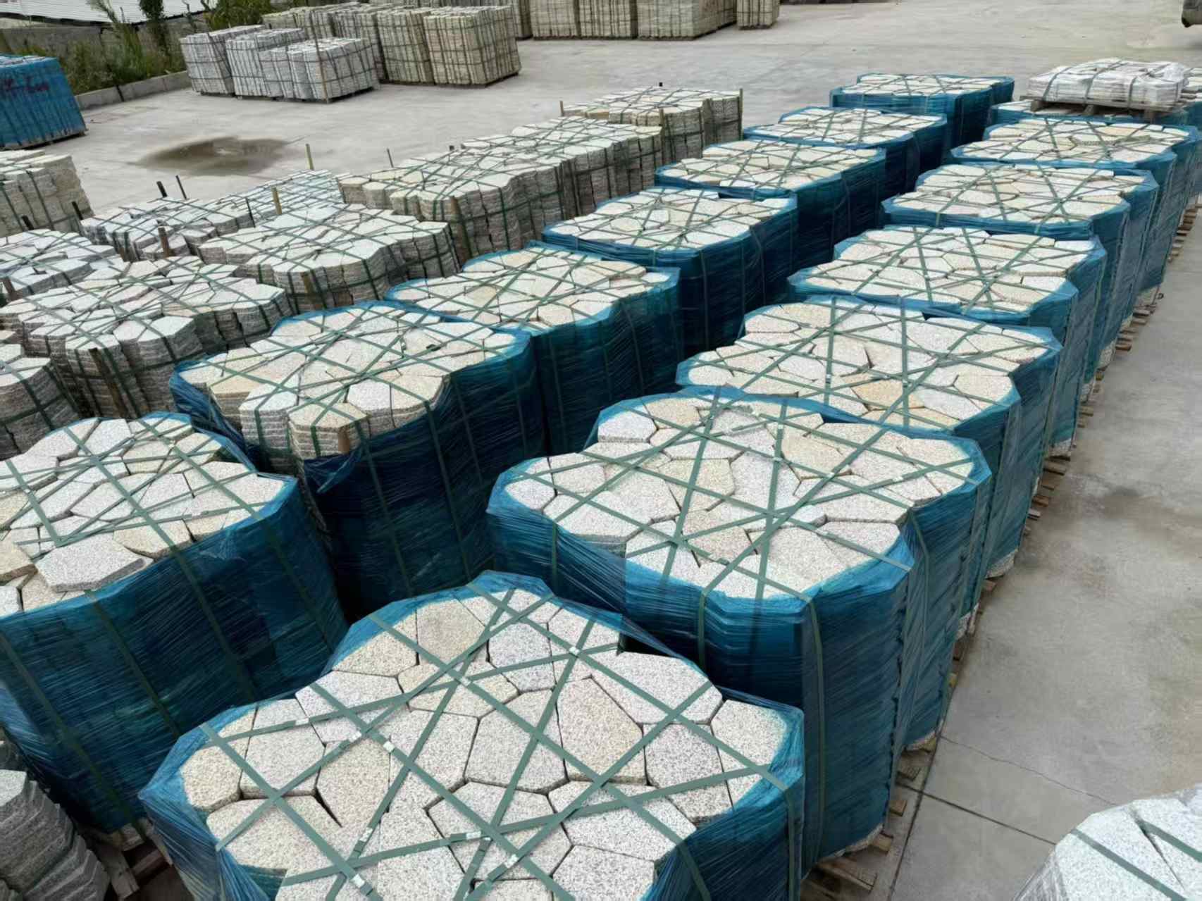 江西黄金麻冰裂纹 碎拼