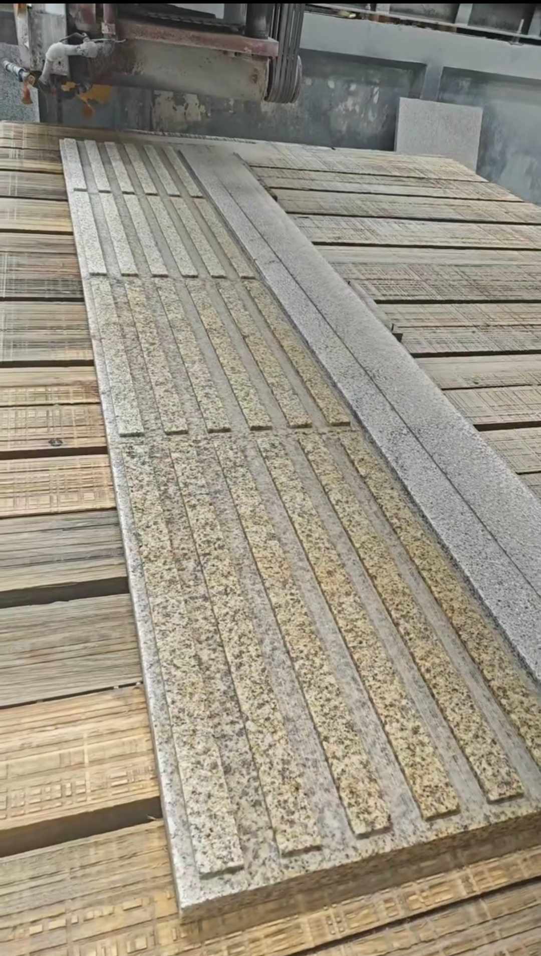 江西黄金麻盲道石 盲条