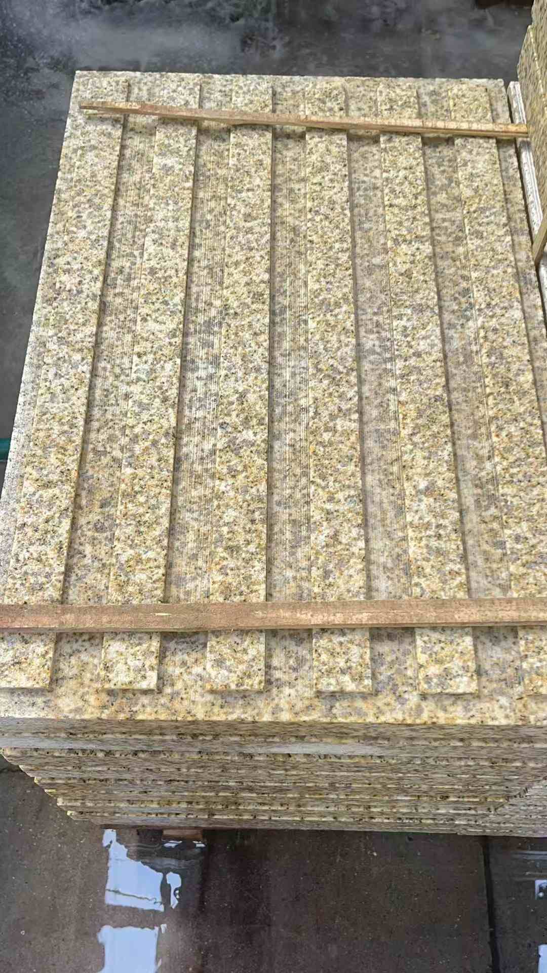 江西黄金麻盲道 石材盲道